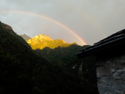 Arcobaleno in alta valle