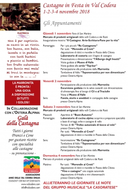 Il programma completo