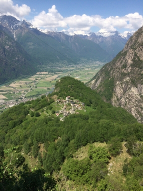 L'abitato di San Giorgio dal Tracciolino